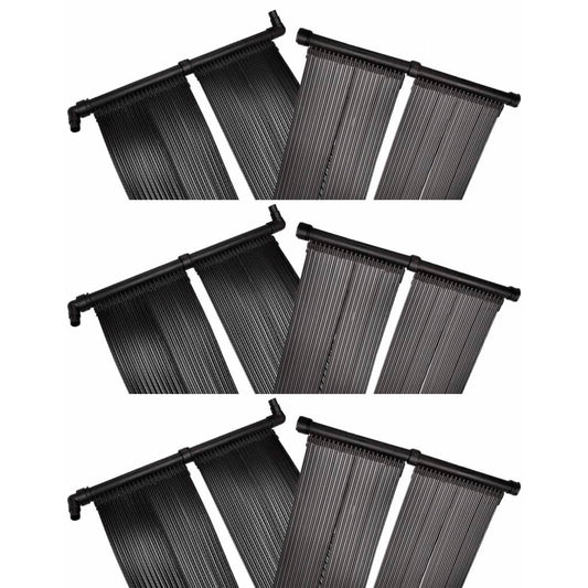 NNEVL Solar Pool Heater Panel 6 pcs 80x620 cm