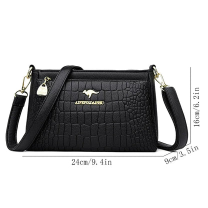 Luxury Women’s Leather Handbag – High Quality Shoulder & Crossbody Purse